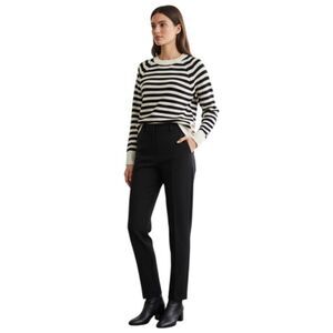 Scotch & Soda Black/Ivory Striped Sweater - Size S